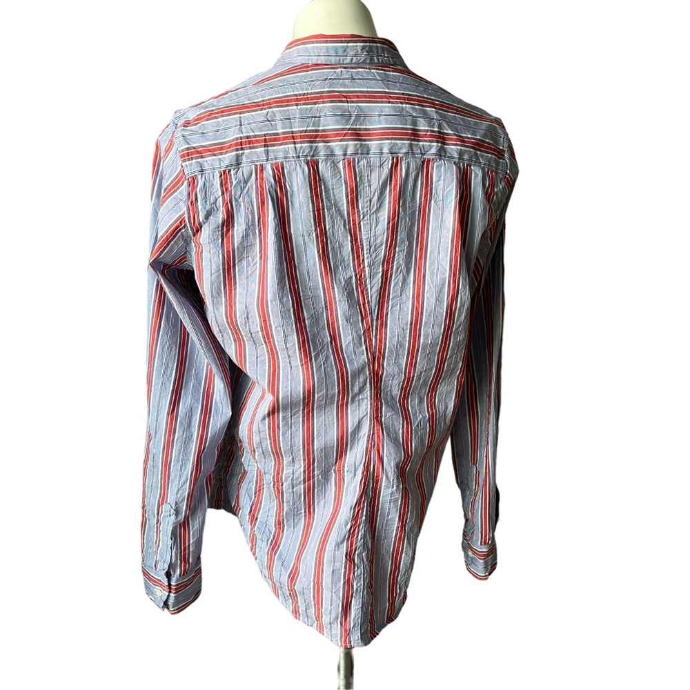 Frank and Eileen Barry Crinkle Woven Button Up Shirt - Picture 5 of 13